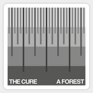 The Cure - A Forest Sticker